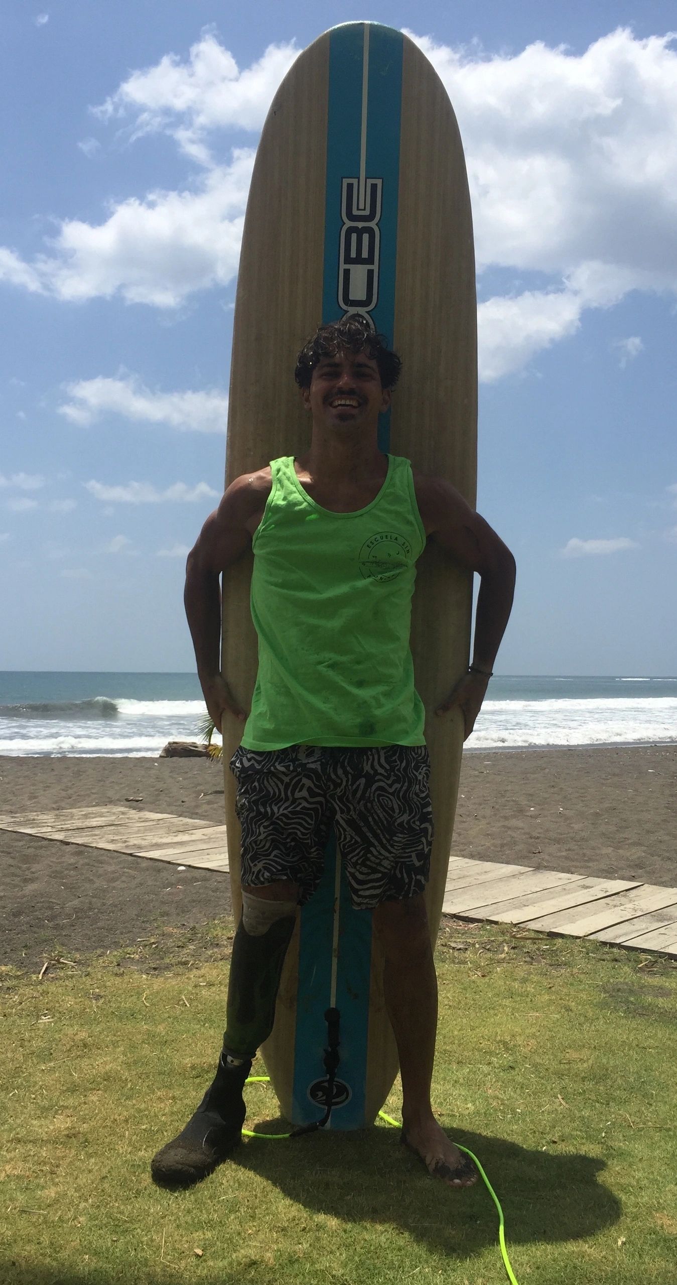 "Thankful por ti, maestro! Por seeing my potential, in and out of the water. Hasta la proxima! 